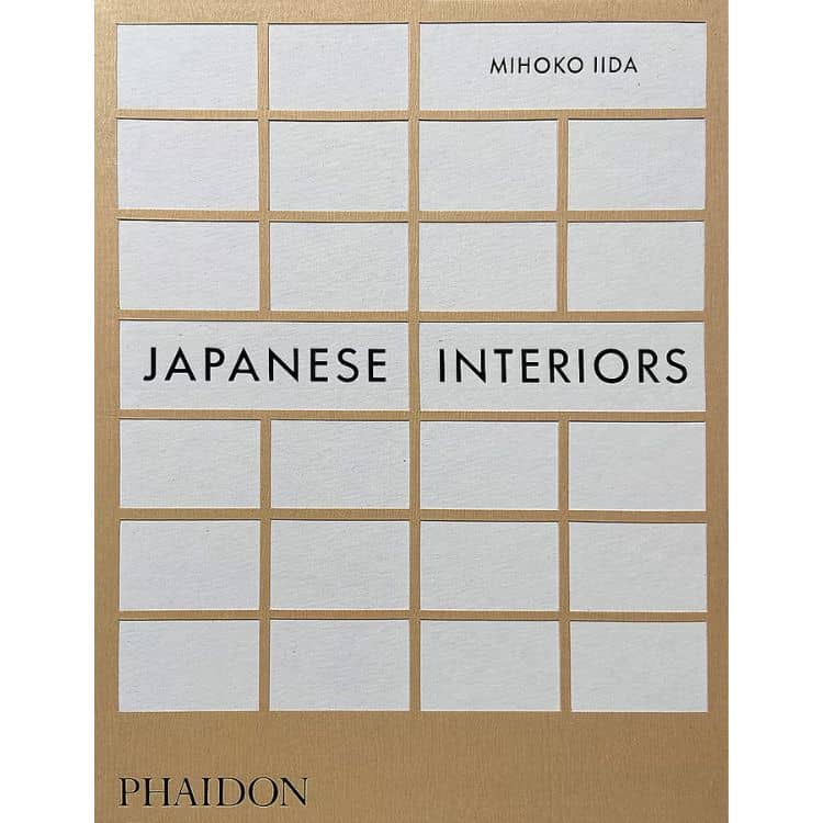 Japanese Interiors by Mihoko Iida book cover.