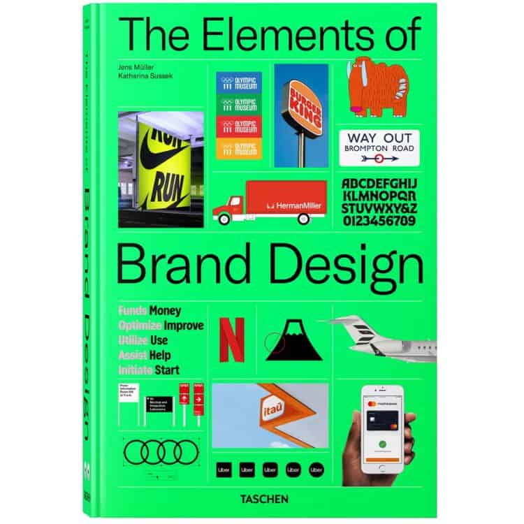 The Elements of Brand Design by Katharina Sussek and Jens Müller book cover.