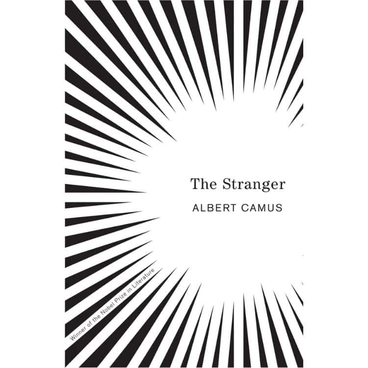 The Stranger by Albert Camus book cover.