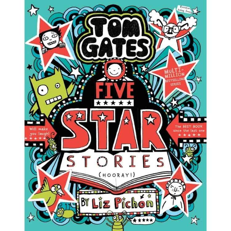 Tom Gates: Five Star Stories (Hooray!) by Liz Pichon book cover.