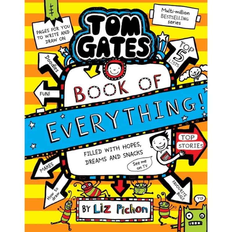 Tom Gates: Book of Everything by Liz Pichon book cover.