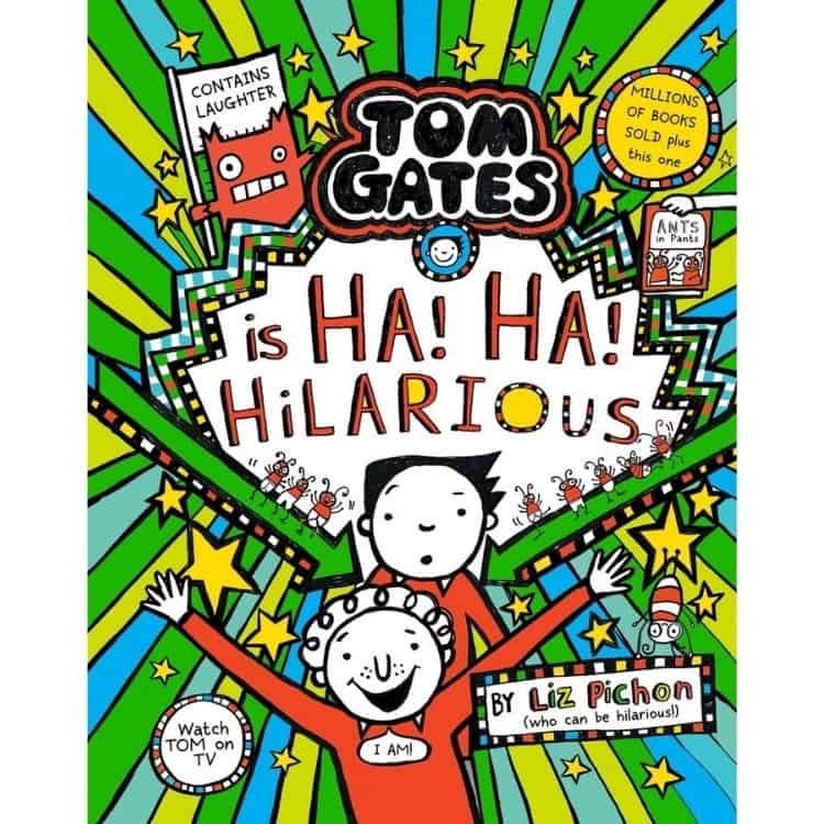 Tom Gates is Ha! Ha! Hilarous! by Liz Pichon book cover.