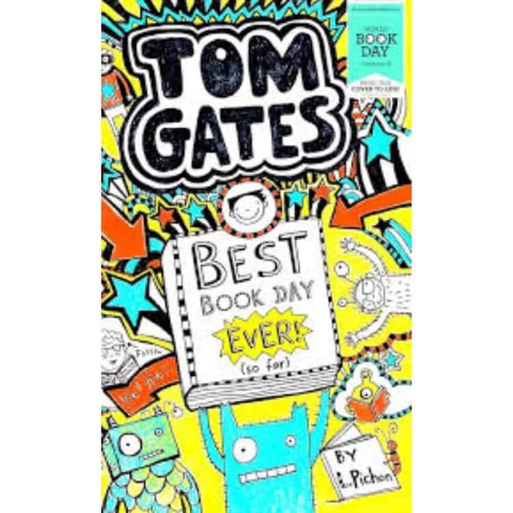 Tom Gates: Best Book Day Ever! (So Far) by Liz Pichon book cover.