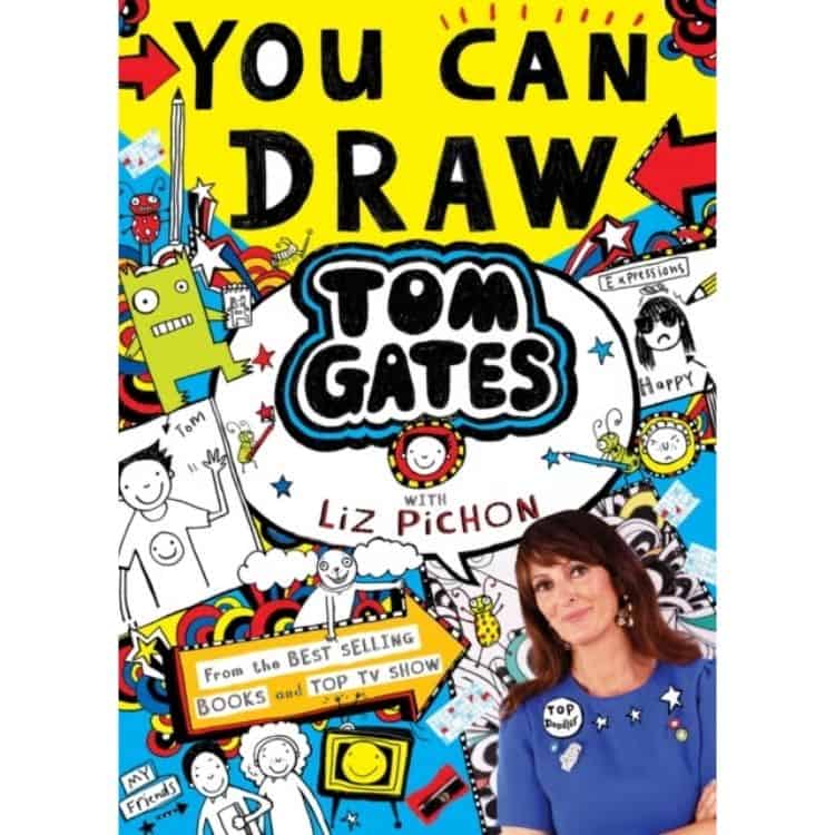 You Can Draw Tom Gates with Liz Pichon book cover.