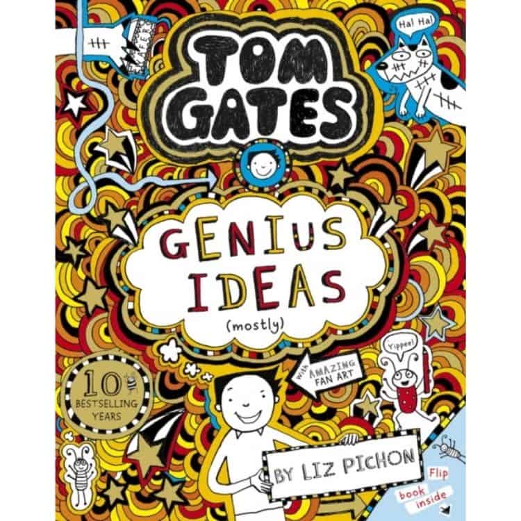 Tom Gates: Genius Ideas (Mostly) by Liz Pichon book cover.