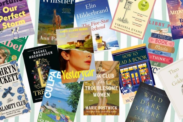 A diverse collection of books recommended by The Foreword for book clubs in spring 2026 featuring various genres and authors.