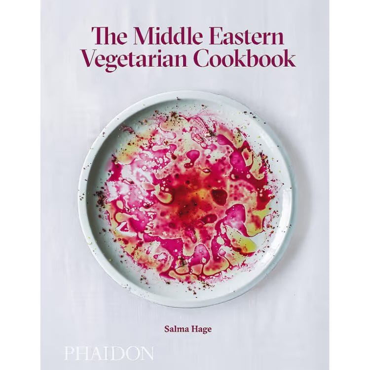 The Middle Eastern Vegetarian Cookbook by Salma Hage cover.