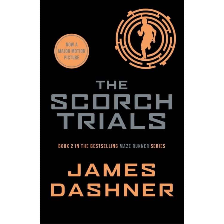 The Scorch Trials by James Dashner book cover.