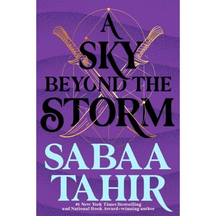 A Sky Beyond the Storm by Sabaa Tahir book cover.