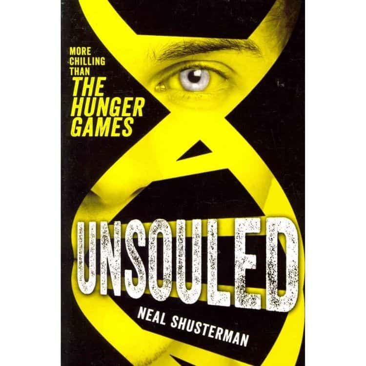UnSouled by Neal Shusterman book cover.