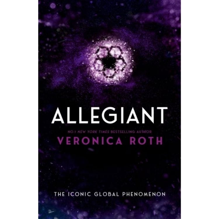 Allegiant by Veronica Roth book cover.