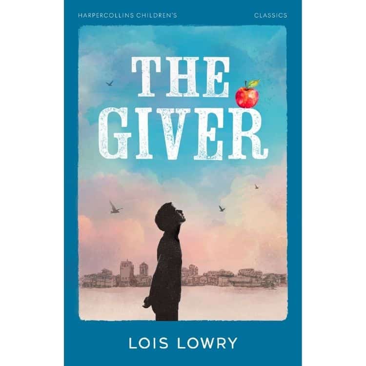 The Giver by Lois Lowry book cover.