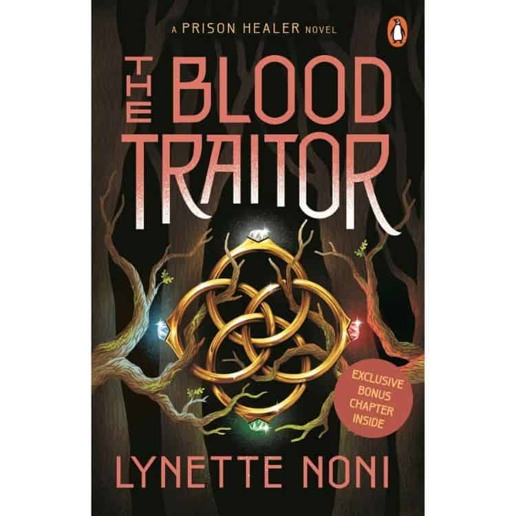 The Blood Traitor by Lynette Noni book cover.