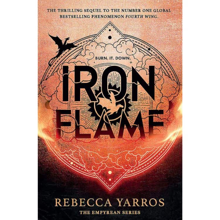 Iron Flame by Rebecca Yarros book cover.